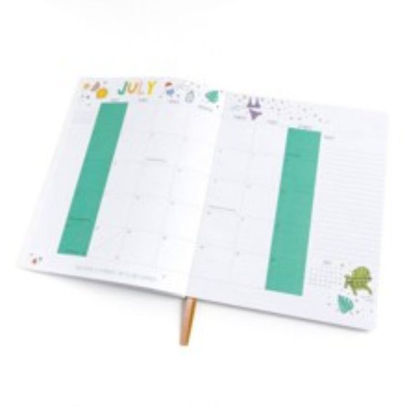 Callie Danielle 2023-24 Academic Teacher Planner Calendar Smileys 8.5 x 11 NWT - Picture 8 of 9